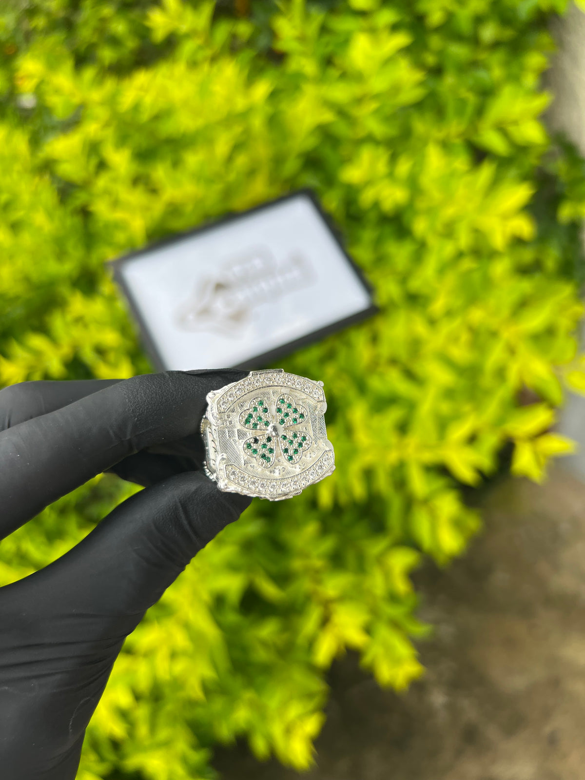 Dedeira Trevo | Prata Mista