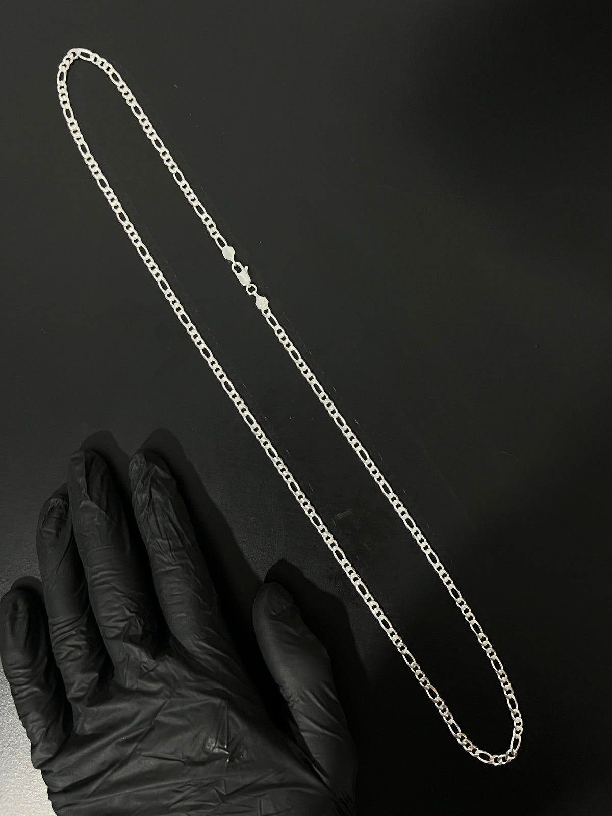 Corrente 3x1 - 5MM/70CM Prata Mista