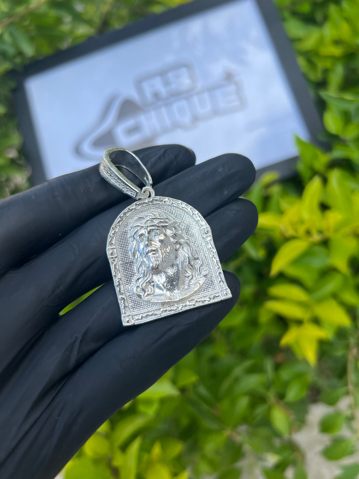 Pingente - Jesus | Prata Mista