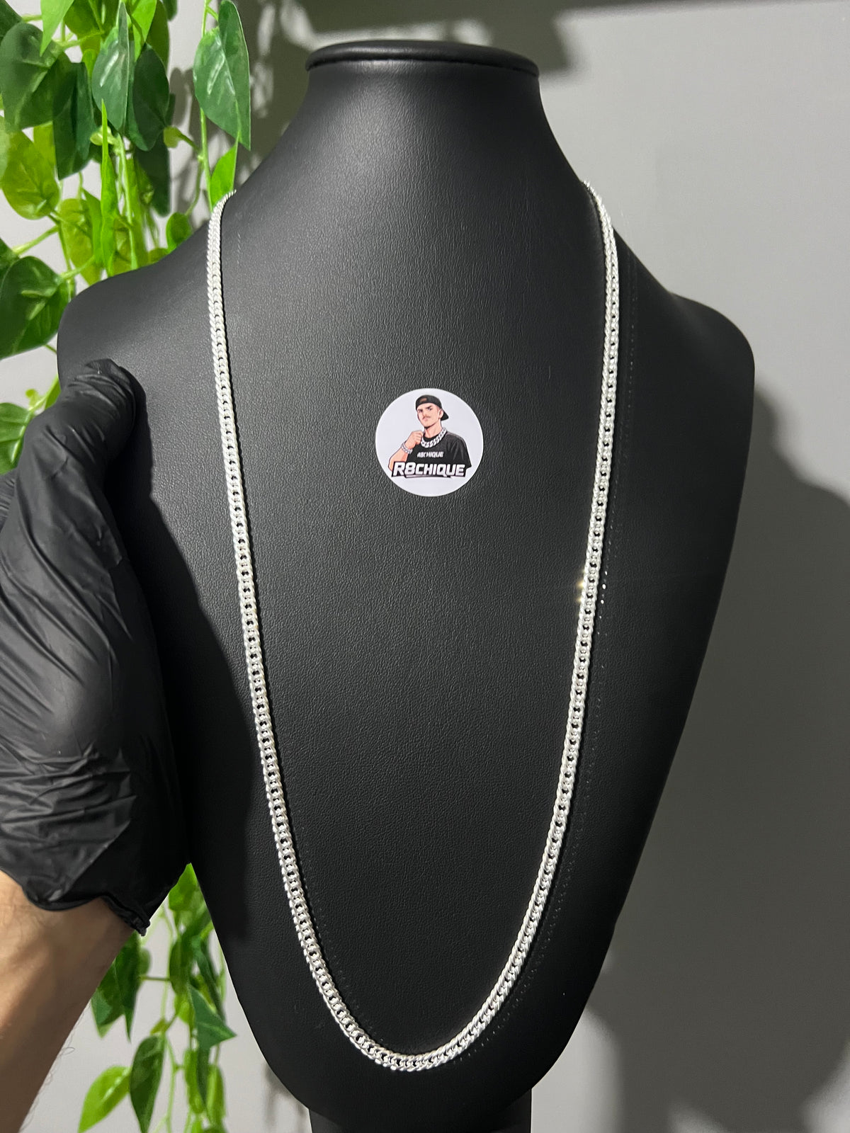 Corrente Eloduplo - 5MM/70CM Prata Mista