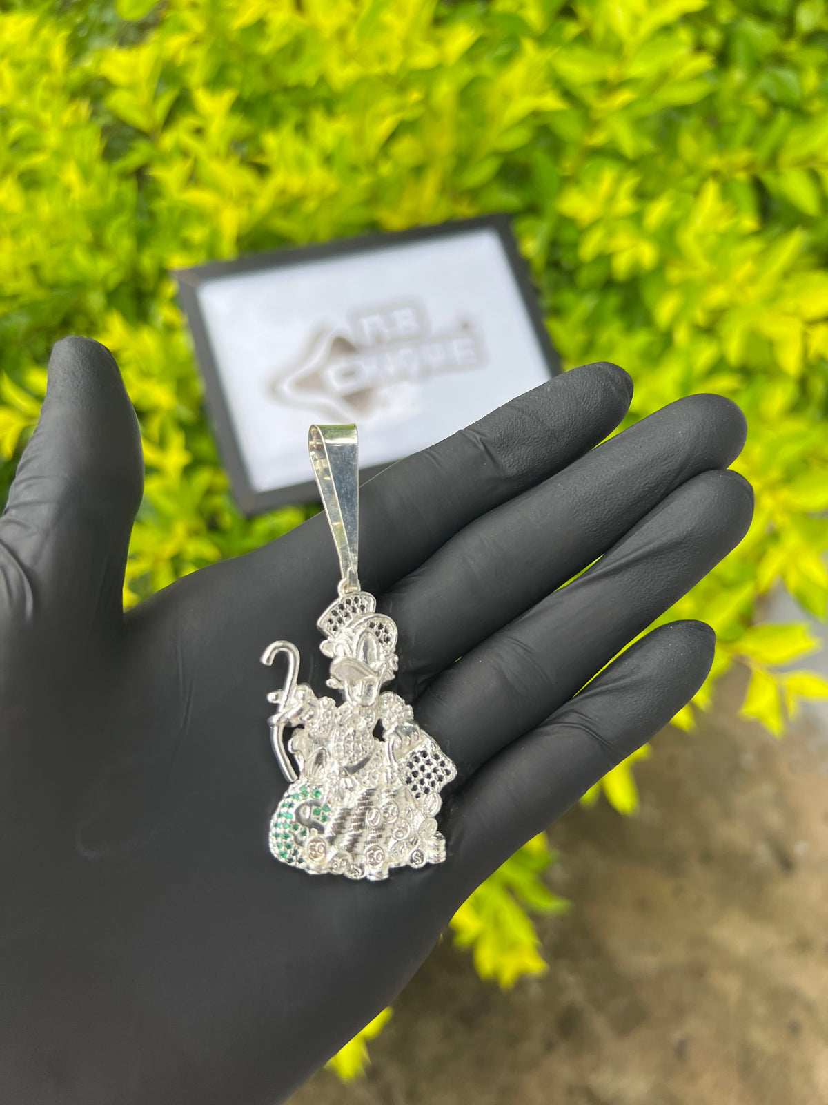 Pingente Tio Patinhas | Prata Mista