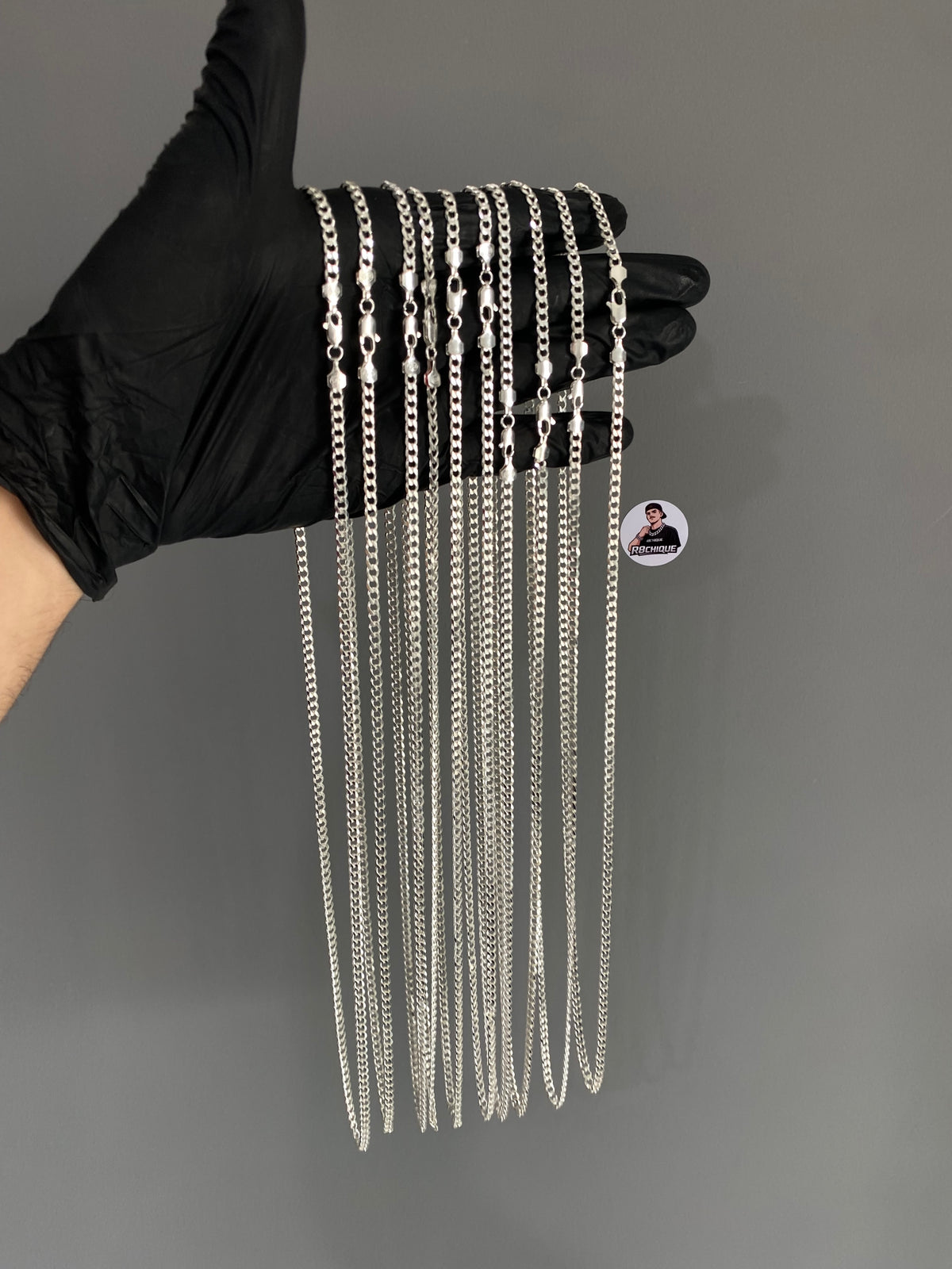 Kit Revenda | 10 Correntes 5MM - 1x1 / 70CM