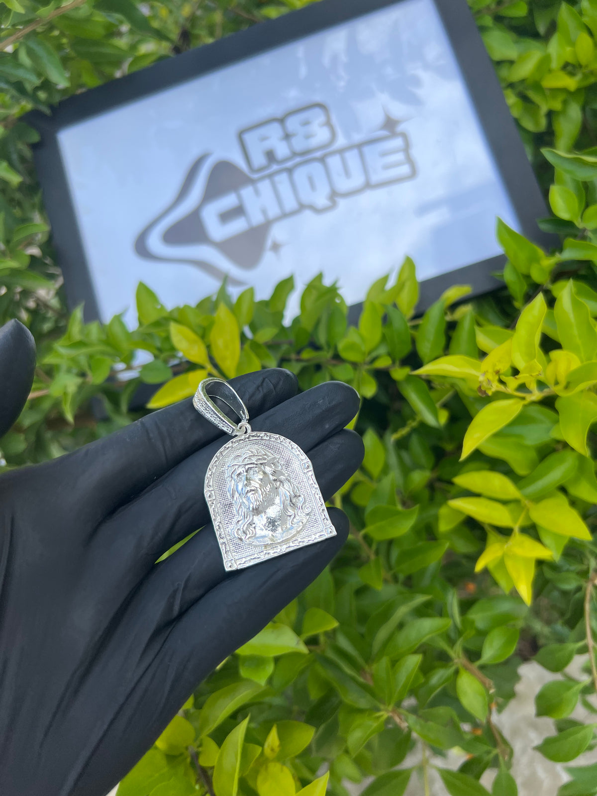 Pingente - Jesus | Prata Mista