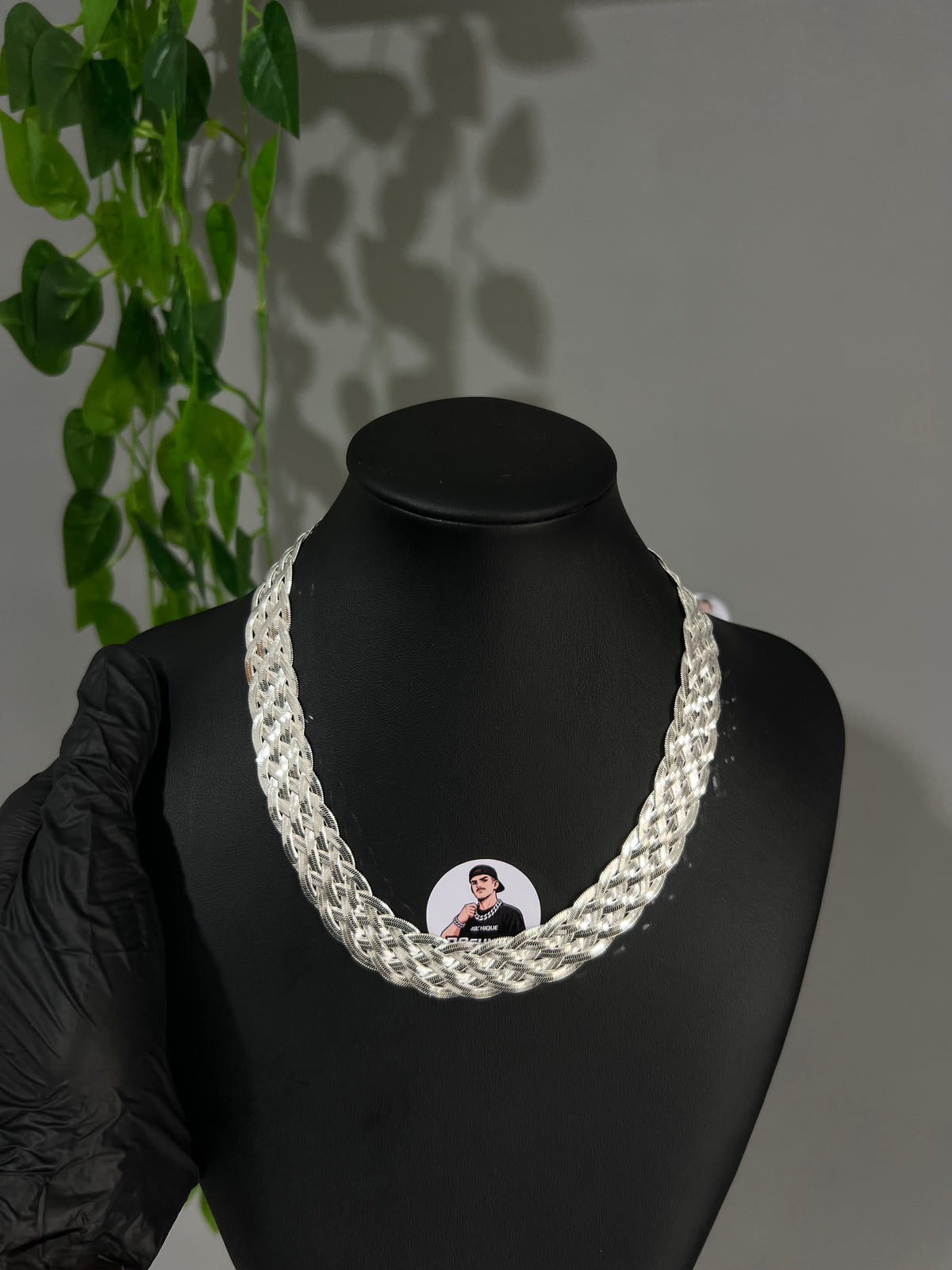 Corrente Feminina / 7 Fios - Foleada a Prata