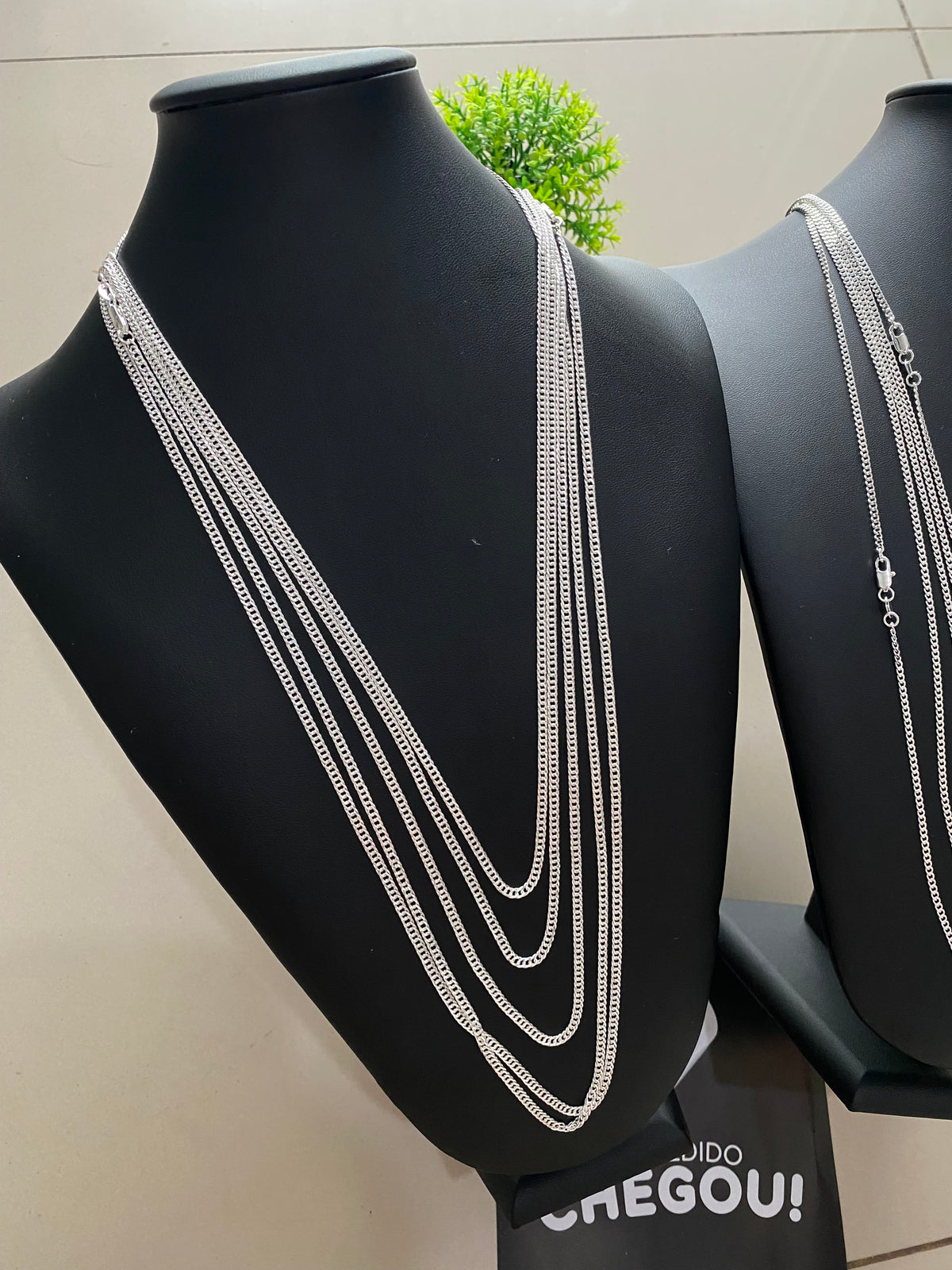 Kit Revenda | 10 Corrente de 3MM / 70CM (Kit 1)