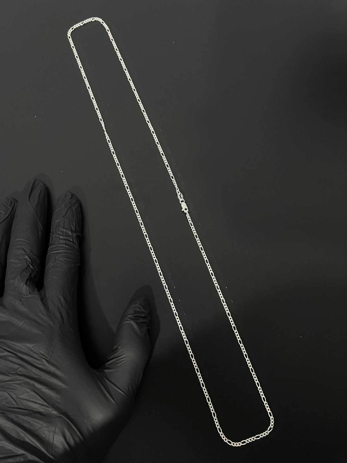 Corrente 3x1 - 3MM/70CM Prata Mista