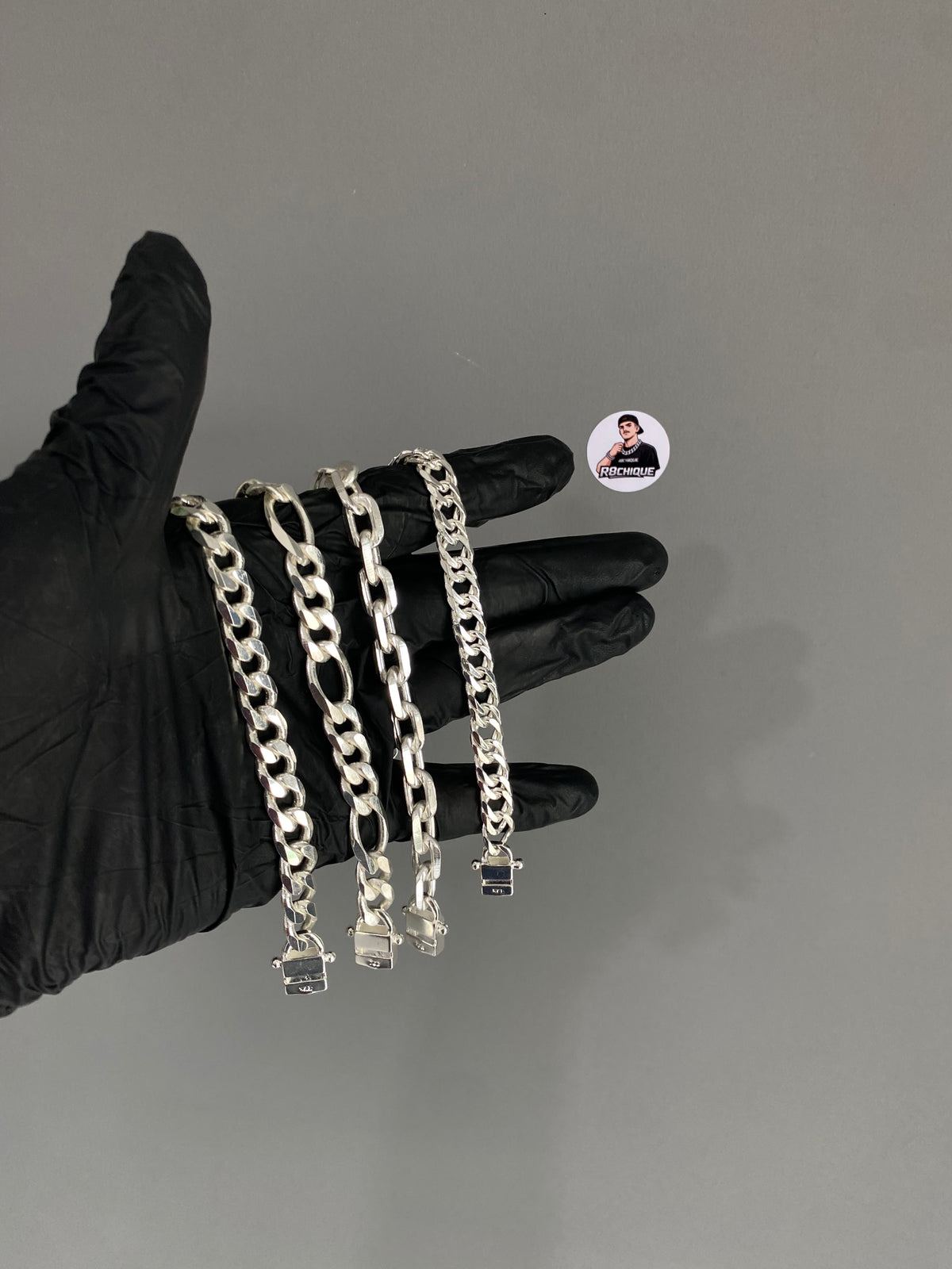 Kit Revenda | 4 Correntes 12MM: Cartie, 3x1, EloDuplo, 3x1.