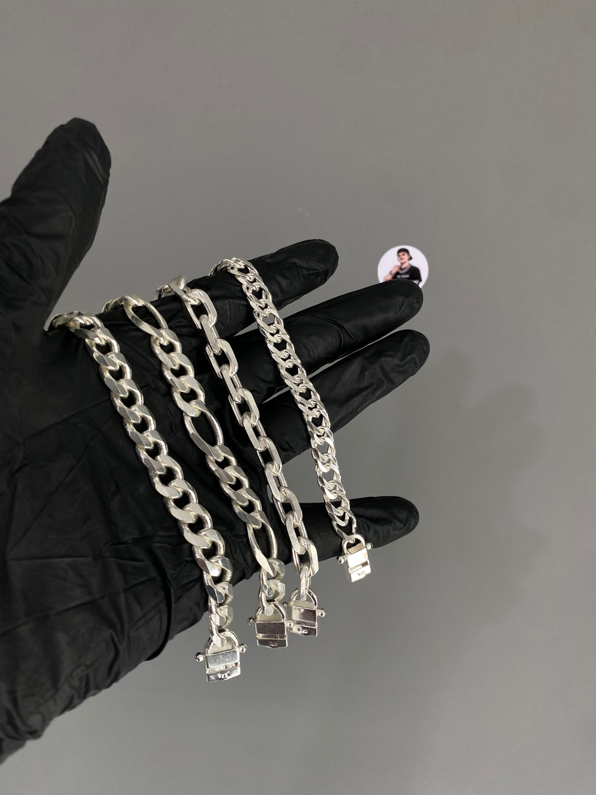 Kit Revenda | 4 Correntes 12MM: Cartie, 3x1, EloDuplo, 3x1.