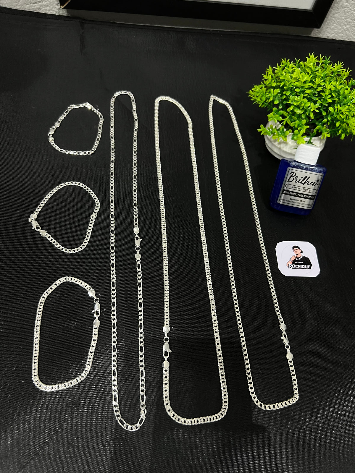 Kit Revenda | 3 Conjuntos + Limpa Pratas (Brinde) EloDuplo, 1x1 e 3x1