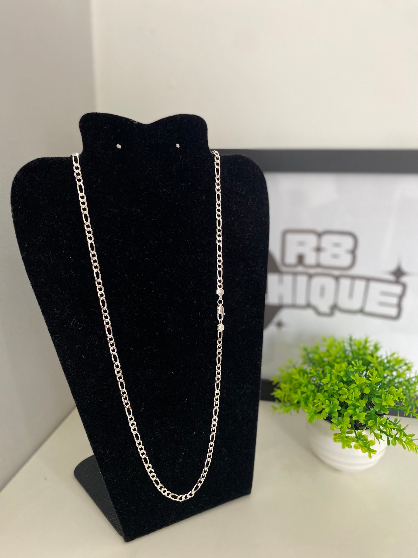 Corrente 3x1 - 4MM/70CM Prata Mista