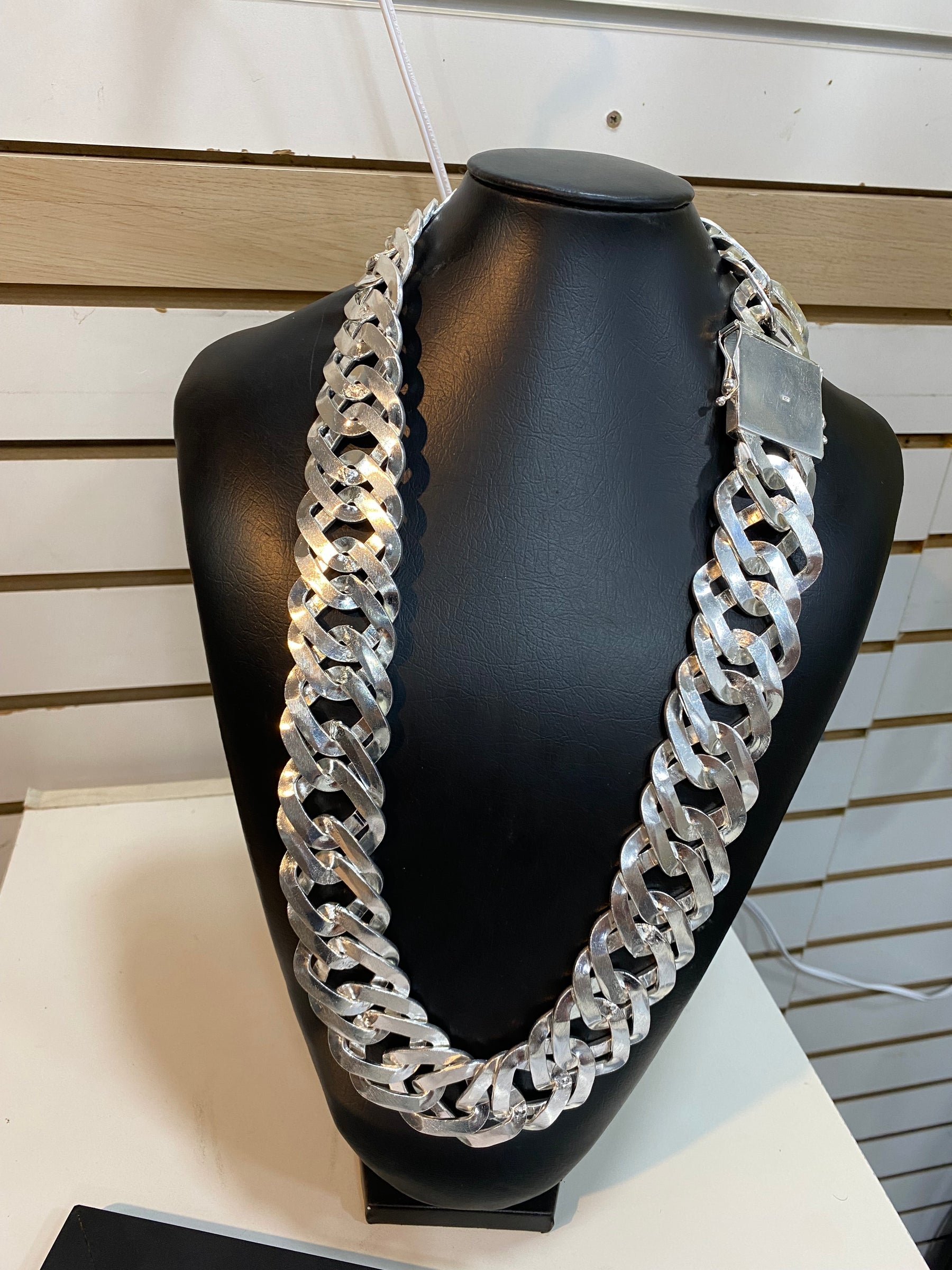 Corrente Prata Elo Duplo - 35MM / 80CM [ULTIMA UNIDADE]