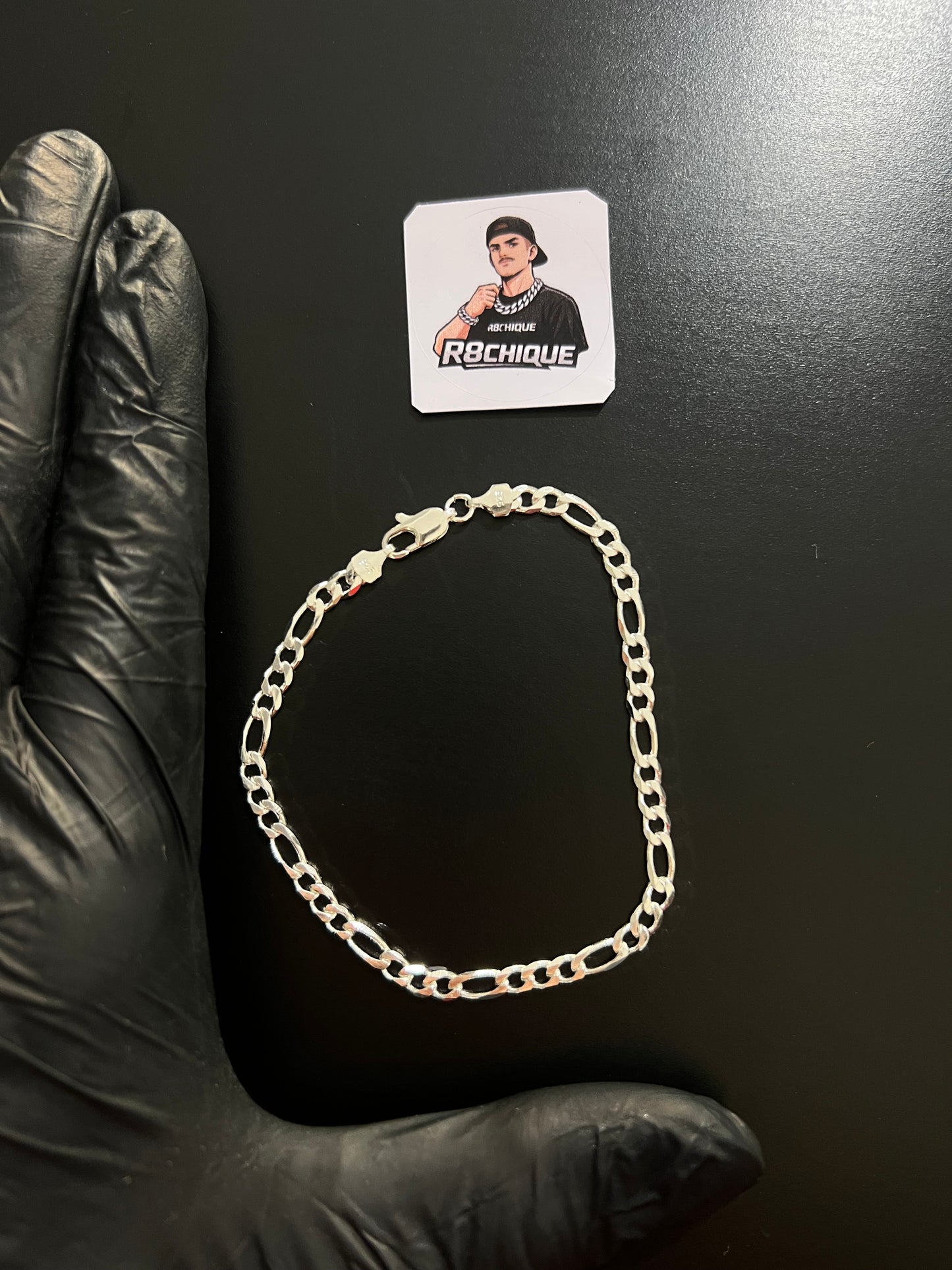 Pulseira 3x1 - 4MM Prata Mista