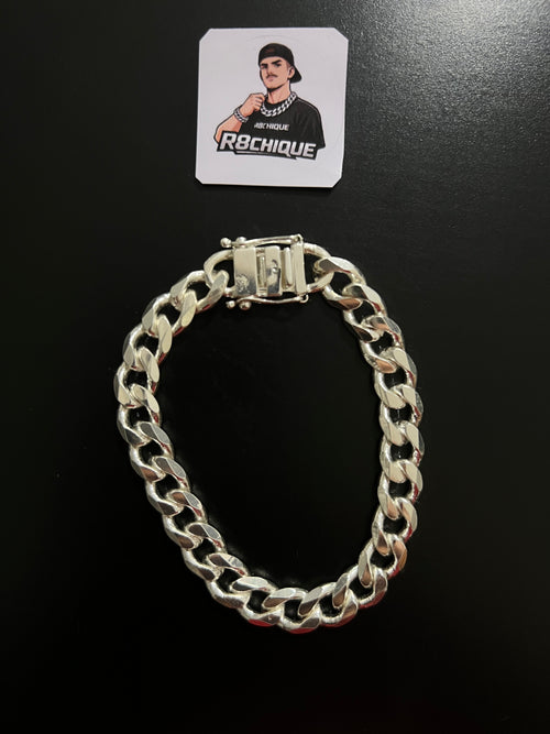 Pulseira Prata 1x1 - 10MM