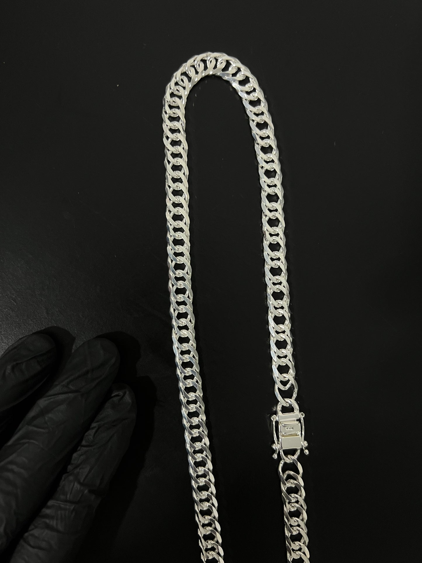 Corrente Eloduplo - 10MM/70CM Prata Mista