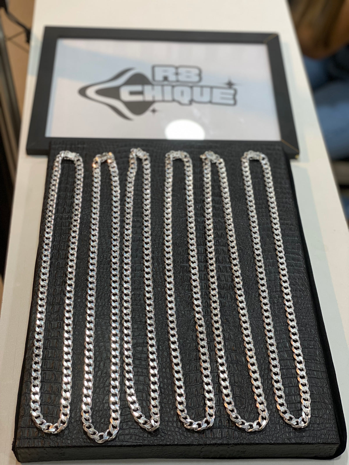 Kit Revenda | 6 Correntes 12MM - 1x1 / 70CM (Kit 6)