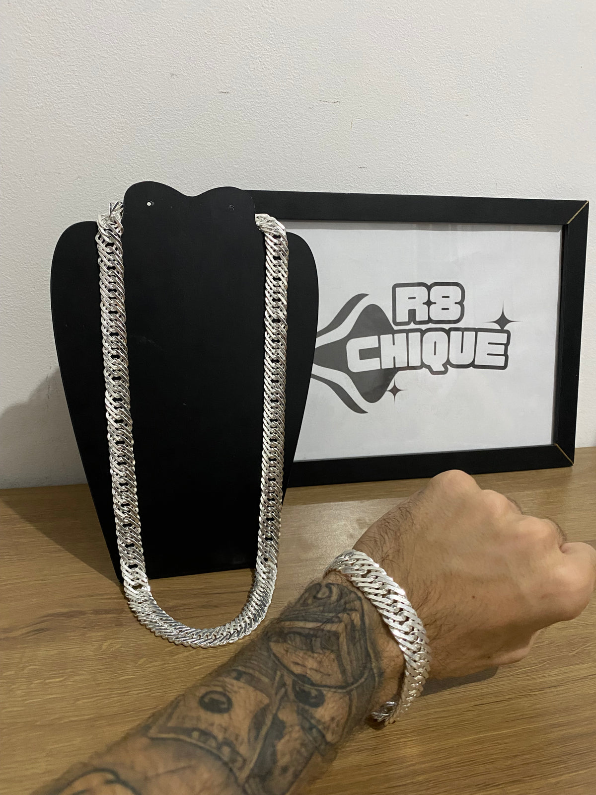 Conjunto Elo Triplo - 15MM / 70CM