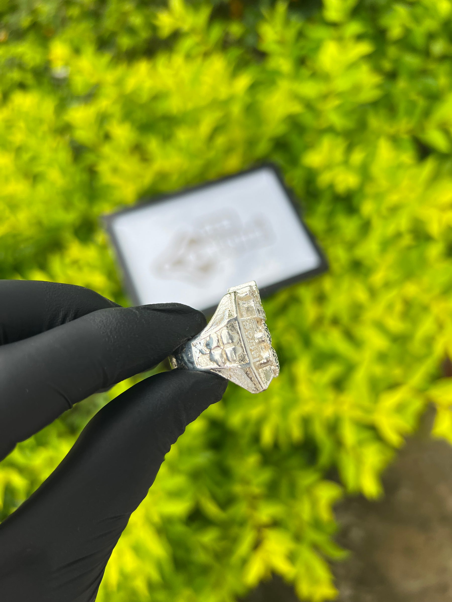 Dedeira Trevo Coroa | Prata Mista