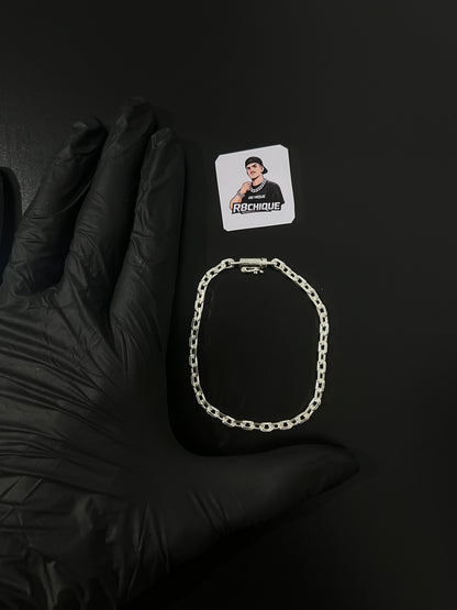 Pulseira Cartie - 4MM Prata Mista