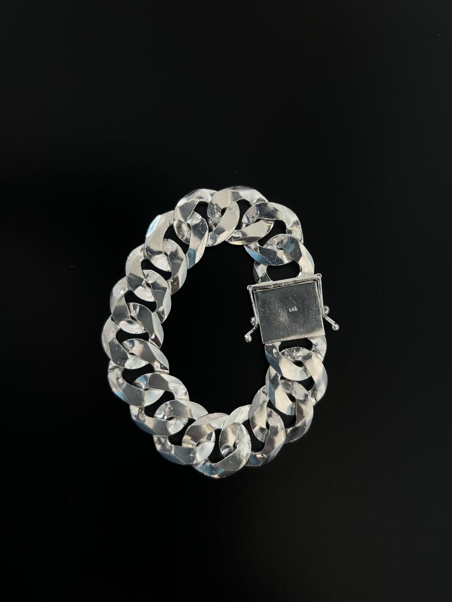 Pulseira Prata 1x1 - 25MM