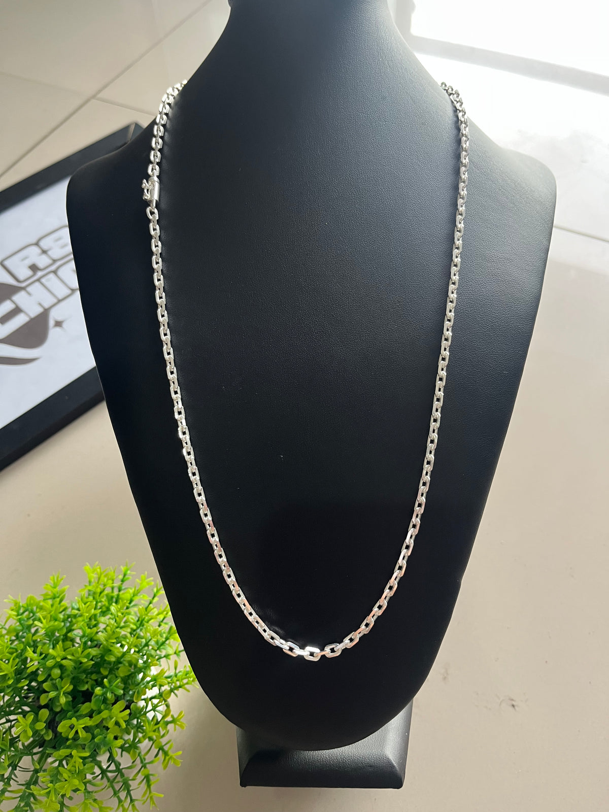 Corrente Prata Cartie - 5MM / 70CM