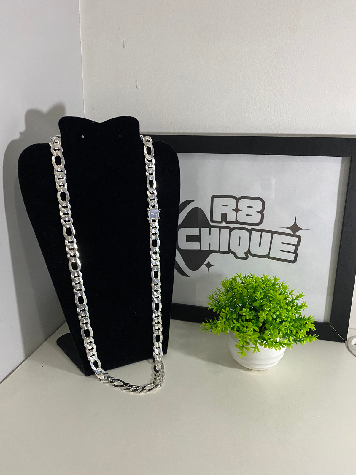 Corrente Prata 3x1 - 13MM (ITALIANA)