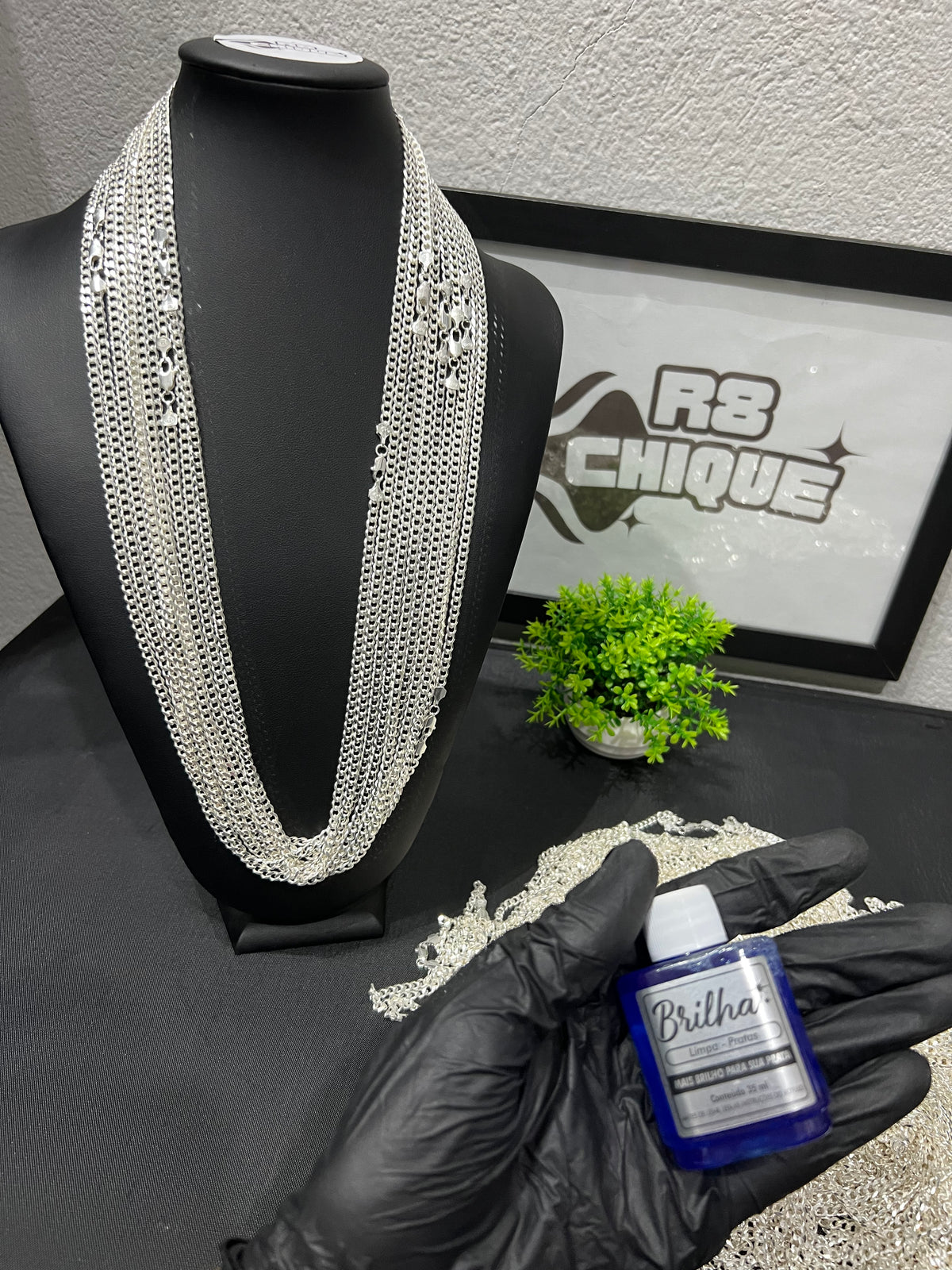 Kit Revenda | 10 Correntes 5MM/ 70CM - 1x1