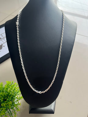 Corrente Prata Cartie - 5MM / 70CM