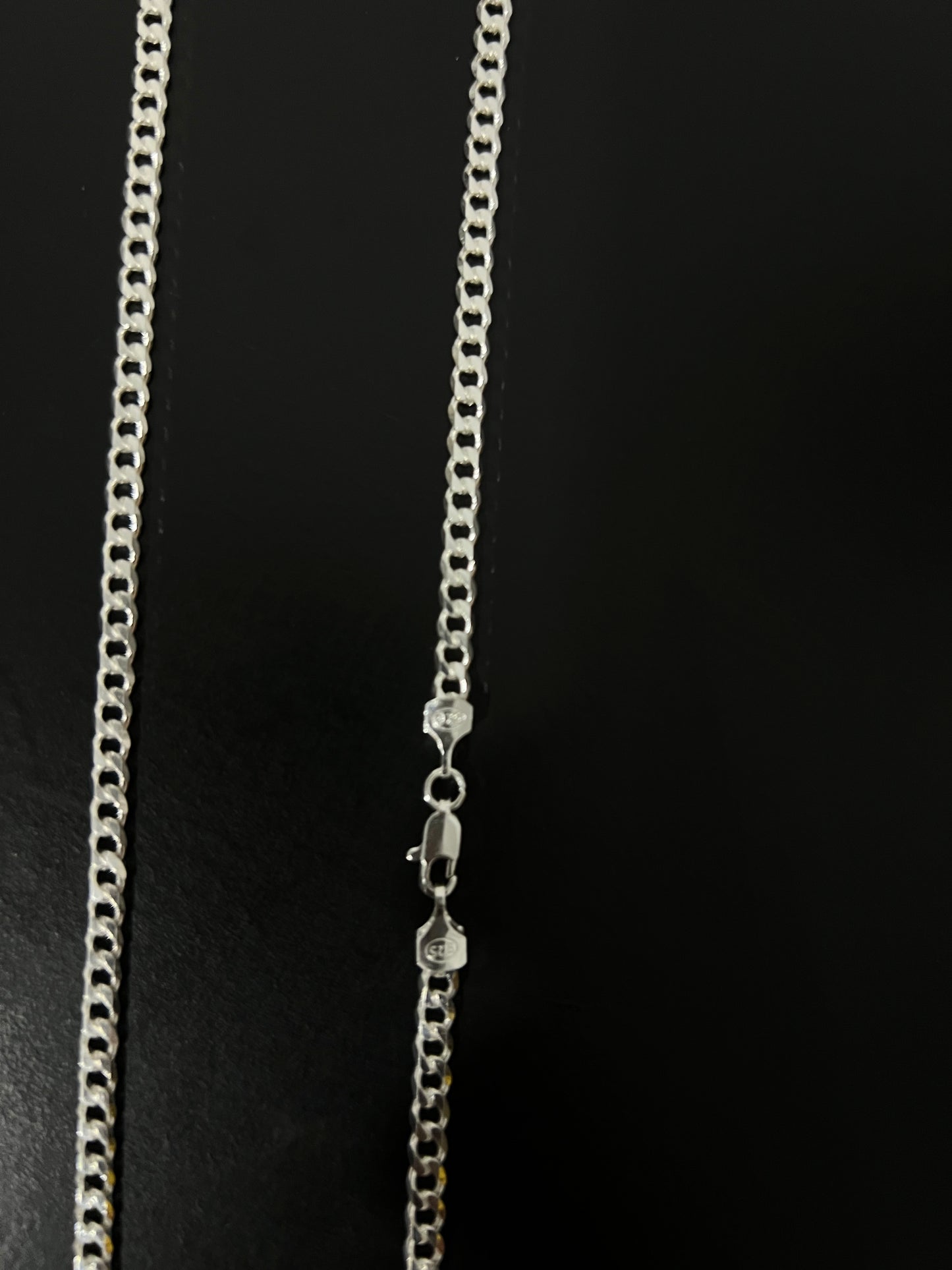 Corrente 1x1 - 4MM/70CM Prata Mista