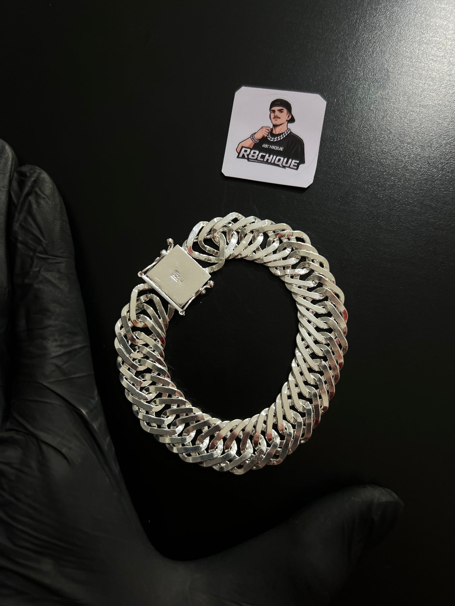 Pulseira Elotriplo - 17MM Prata Mista