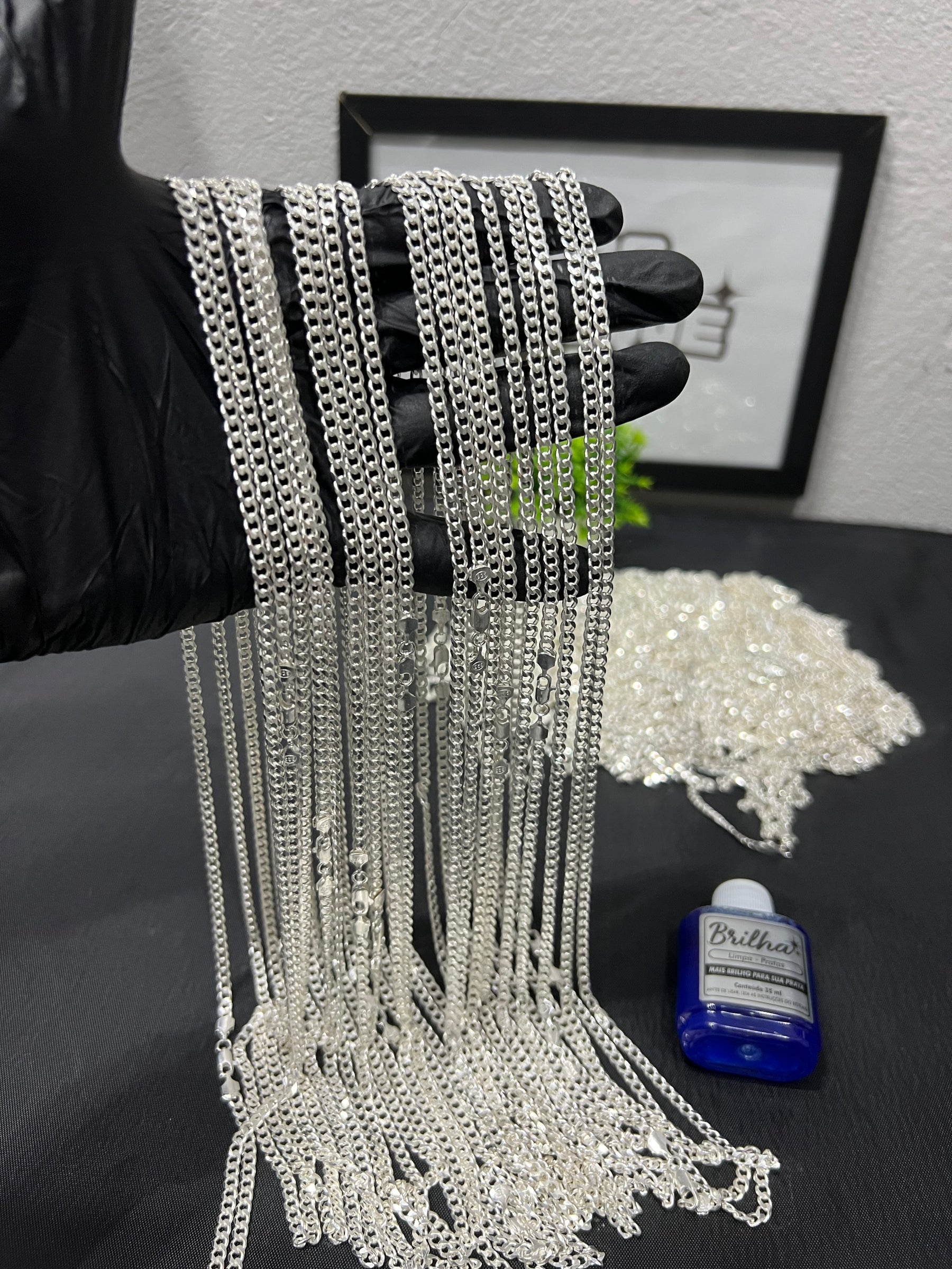 Kit Revenda | 10 Correntes 5MM - 1x1 / 70CM