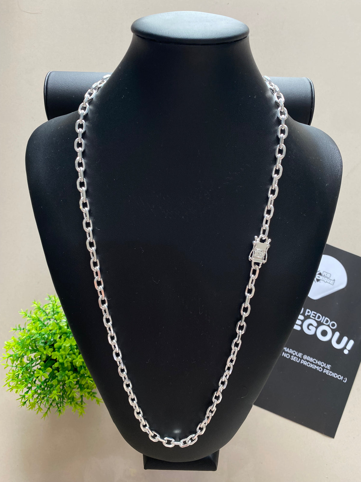 Corrente Prata Cartie - 10MM