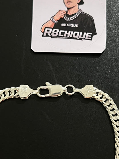 Pulseira Eloduplo - 4MM Prata Mista