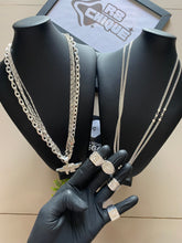 7 Correntes / 4 Dedeiras + Pingente Nacional (Brinde) - 4 de 3MM: 3x1 / 2 de 5MM: 3x1 e 1x1/ 1 de 12MM: Cartie / 4 Dedeiras  (Kit 129)