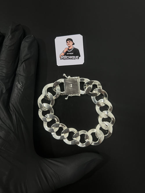 Pulseira 1x1 - 20MM Prata Mista