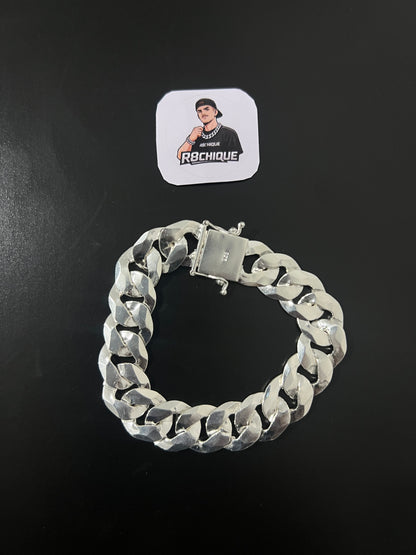Pulseira 1x1 Italiana - 15MM Prata Mista
