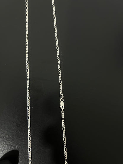 Corrente 3x1 - 2MM/70CM Prata Mista