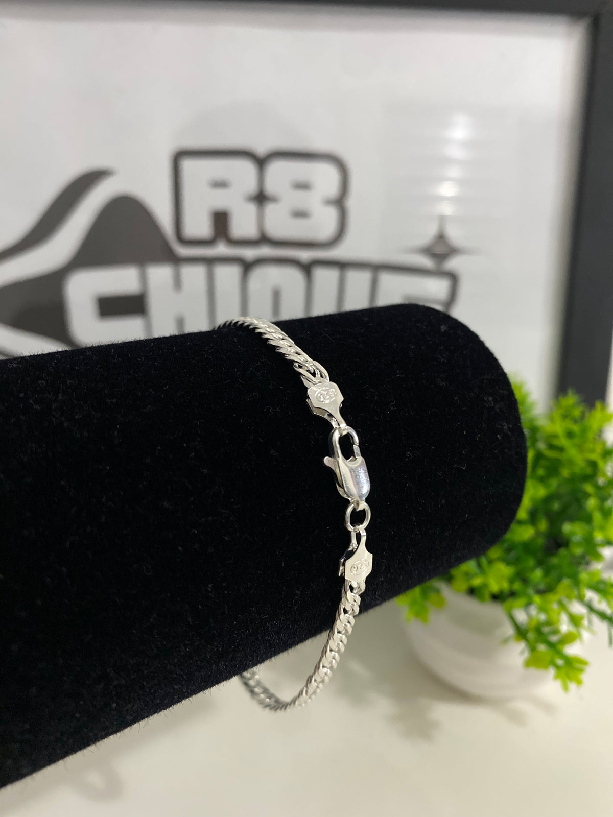 Pulseira Prata EloDuplo - 5MM