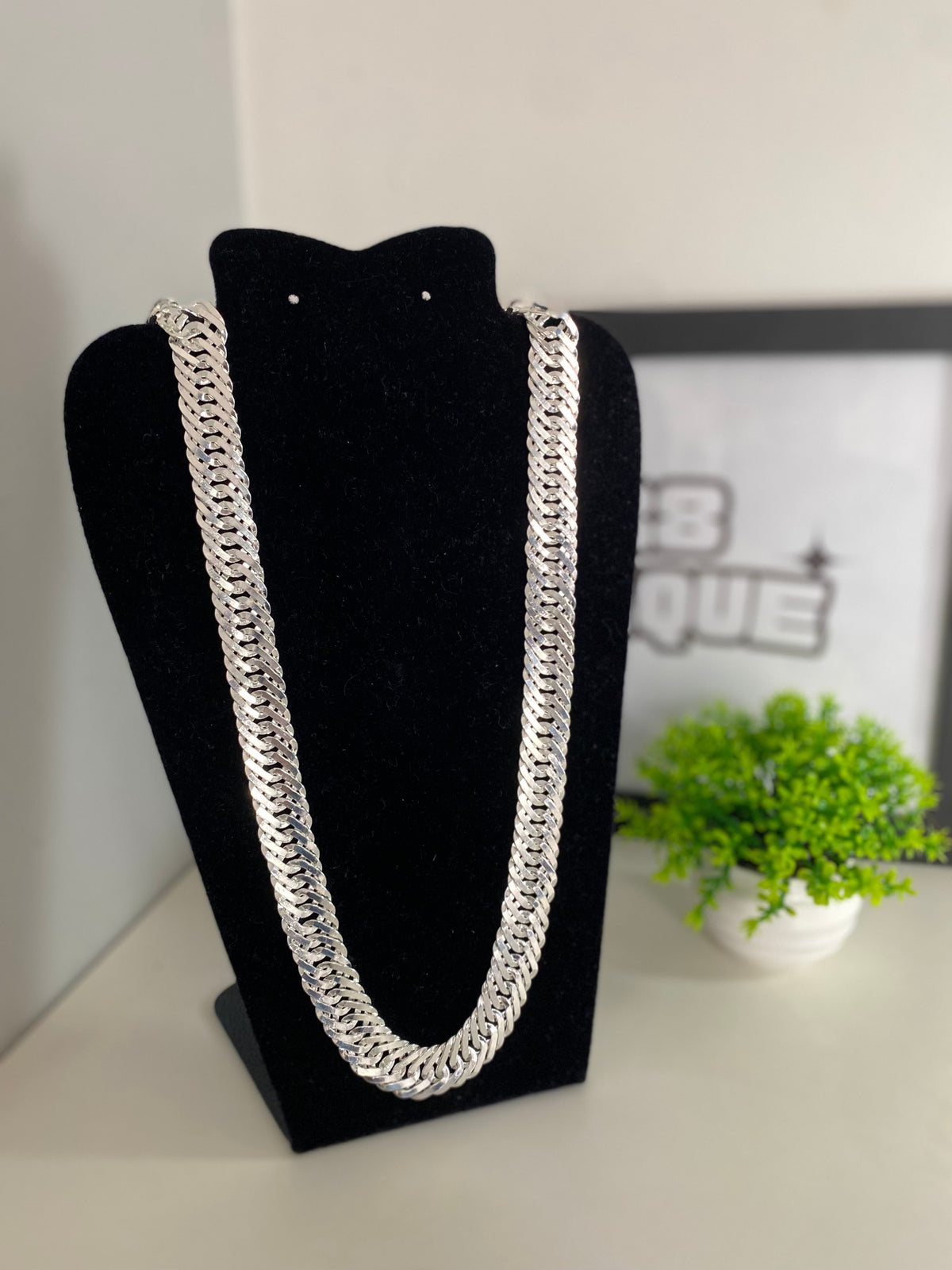 Corrente Prata - 17MM / 70CM