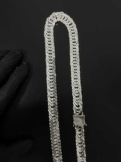 Corrente Elotriplo - 17MM/70CM Prata Mista