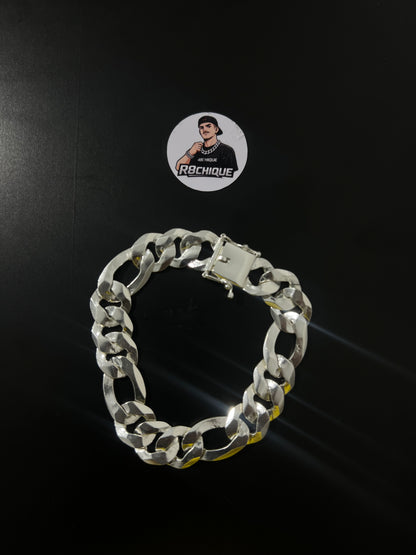 Pulseira 3x1 Italiana - 15MM Prata Mista