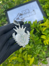 Pingente - Cifrão/Coroa | Prata Mista