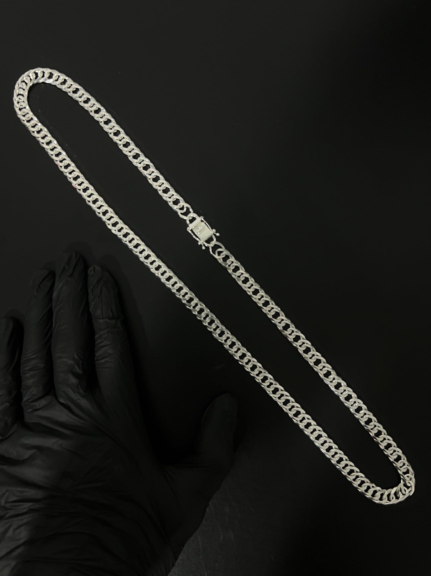 Corrente Eloduplo - 10MM/70CM Prata Mista