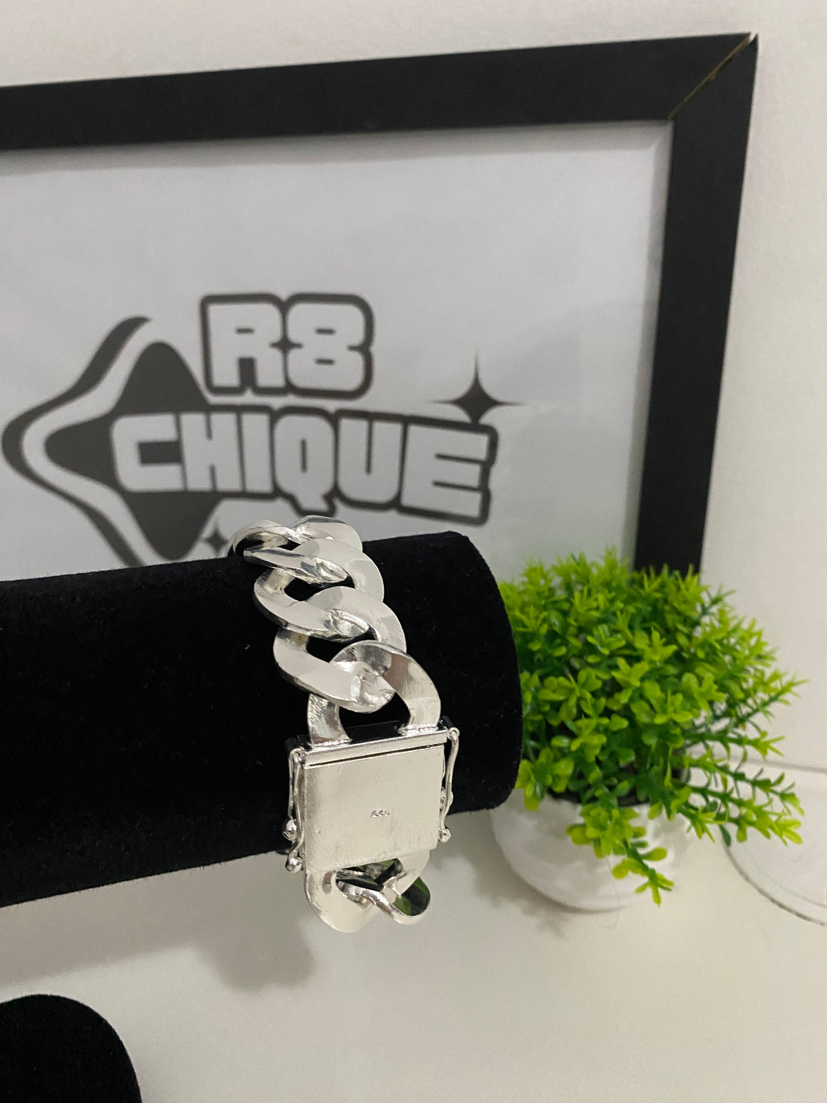 Pulseira Prata 1x1 - 30MM