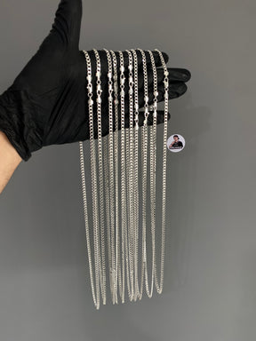 Kit Revenda | 10 Correntes 5MM - 1x1 / 70CM