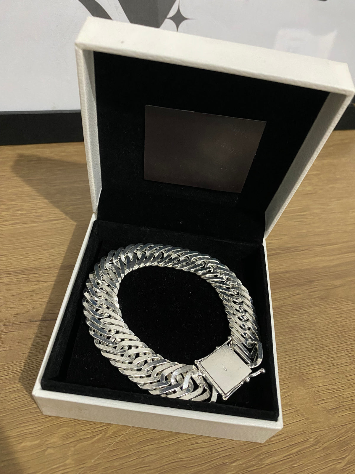 Pulseira Prata Escamada - 15mm