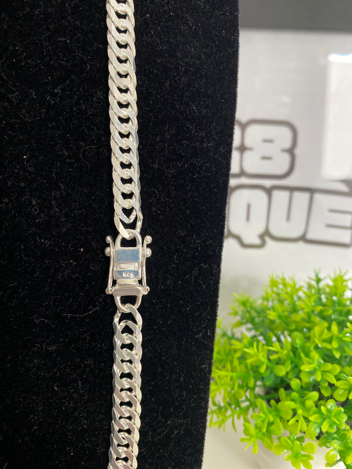 Corrente Prata Elo Duplo - 10MM / 70CM