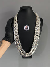 Corrente Prata Mista EloDuplo - 35MM / 70CM