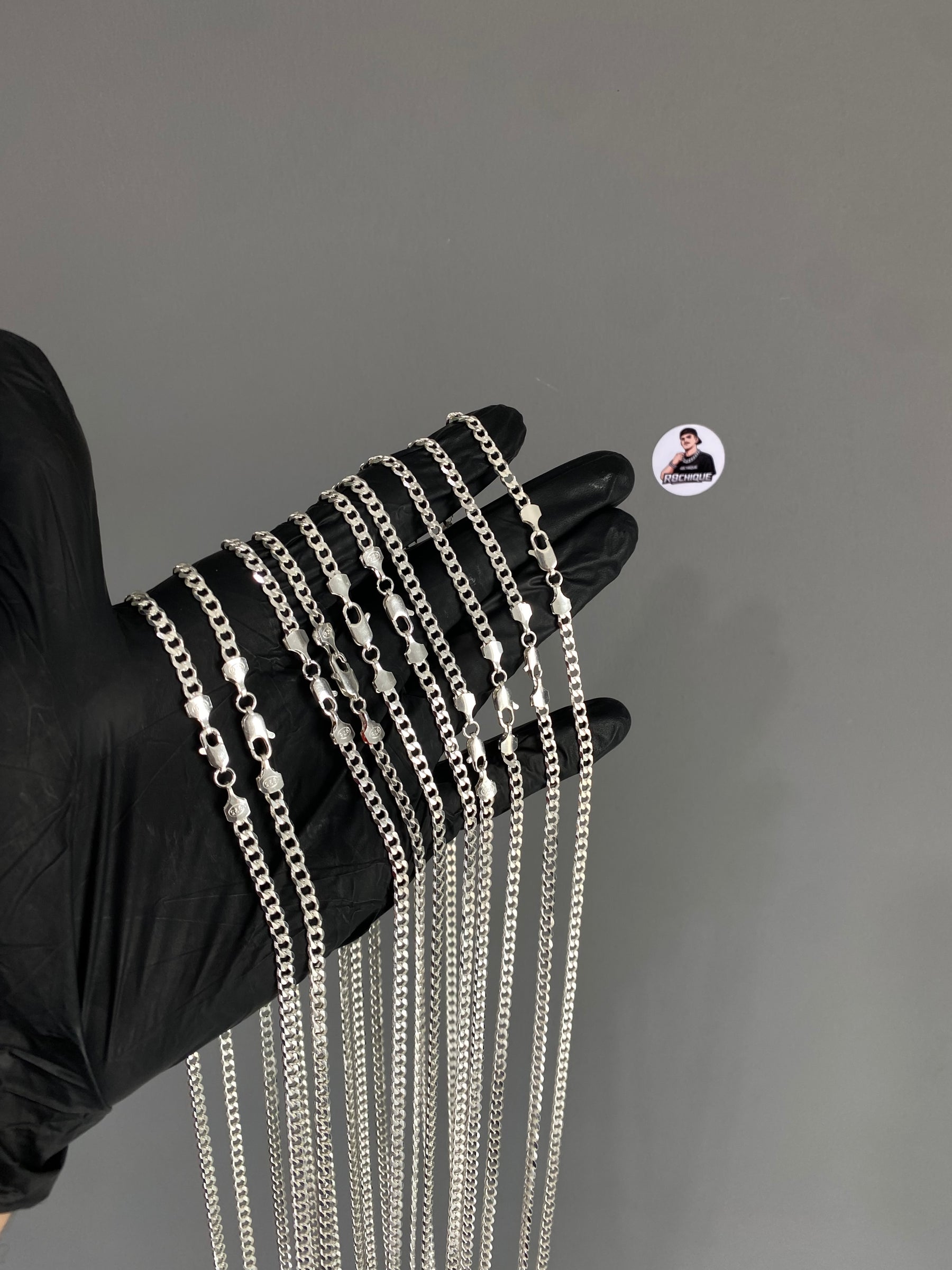 Kit Revenda | 10 Correntes 5MM - 1x1 / 70CM