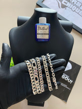 4 Pulseiras + Limpa Pratas (Brinde) - 2 de 13MM Italiana: 1x1 e 3x1 / 2 de 8MM: EloDuplo e Cartie / 1 de 10MM: 1x1 Laminada (Kit 126)