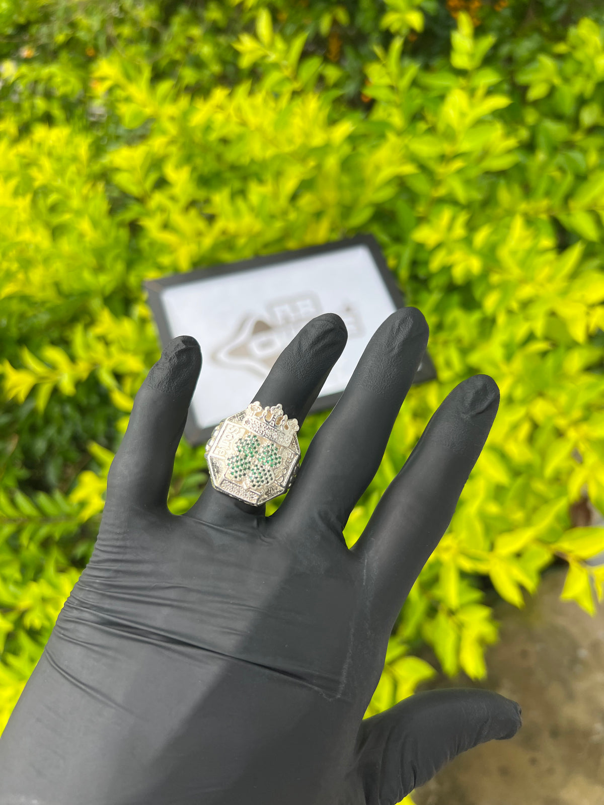 Dedeira Trevo Coroa | Prata Mista